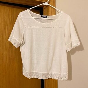 Freshman white floral t-shirt